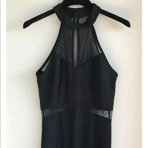 Passion Fusion Black Mesh Dress sz. XS
